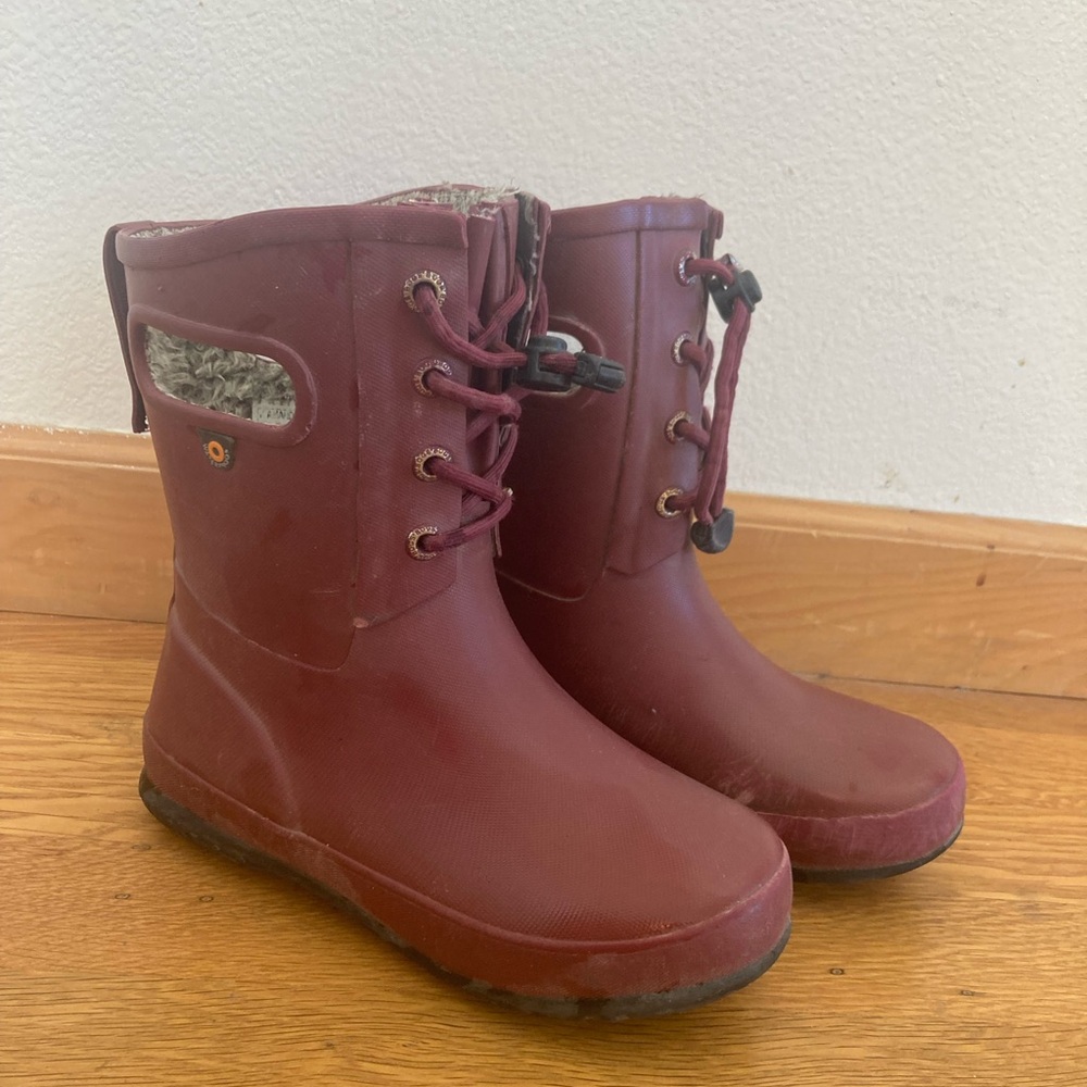BOGS BOOTS AMANDA FUSCHIA KIDS RAIN WINTER SIZE 1
